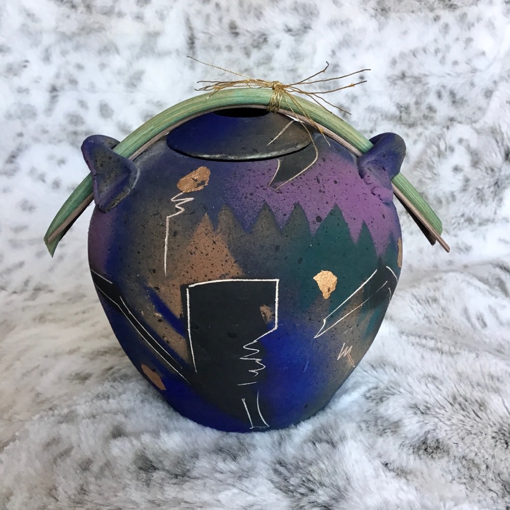 Laura Ross Hand Thrown Pottery Vessel